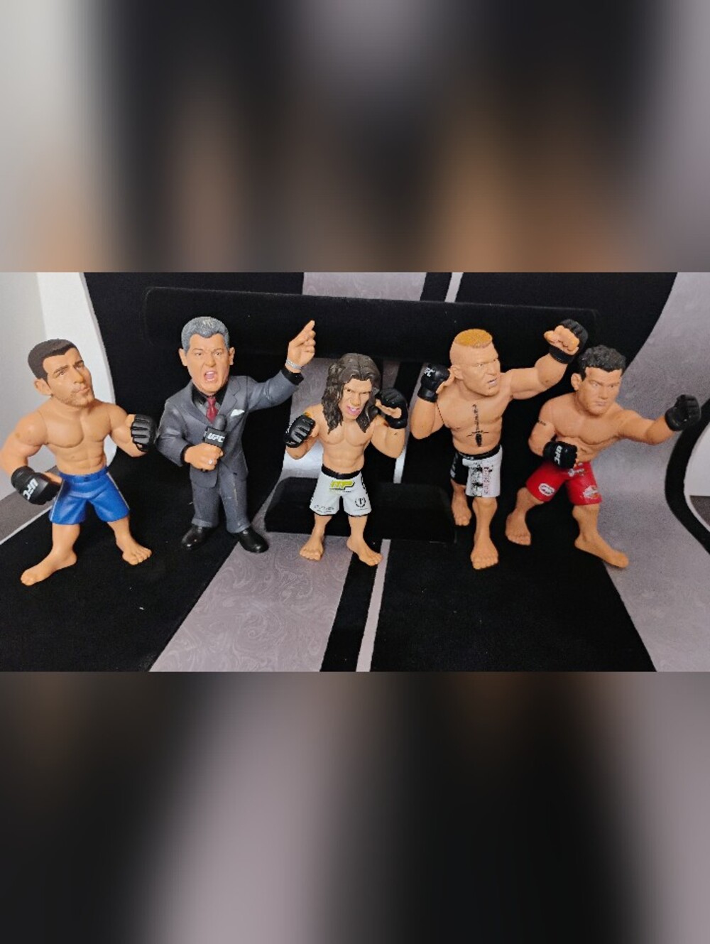 UFC Ultimate Collector Bruce Buffer Kenny Florian Brock Lesnar Frank Mir Clay Gu